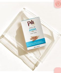 Pili Natural Oatmeal Soap Bar. Gently cleanses and exfoliates face and Body. Soap Bars for Women, Men, Teens, and all Skin Types. J
